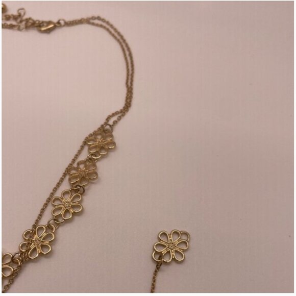 ⭐️❤️ FREE Double Chain Boho Flower Threader Hipster Hippie Art Deco Farm Peasant - Picture 3 of 8